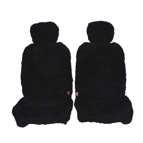 Bond Sheepskin Seat Covers - Universal Size (20mm) - Black