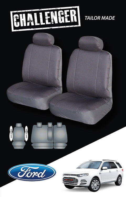 Canvas Seat Covers for Ford Territory (2004-2020) Grey