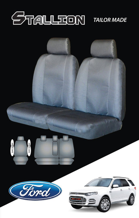 Canvas Seat Covers For Ford Territory For 2004-2020 | Black