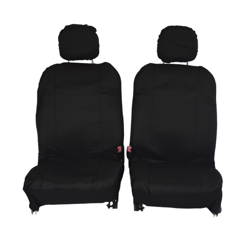 Canvas Seat Covers For Toyota Prado 02/2003-10/2009 120 Series Black
