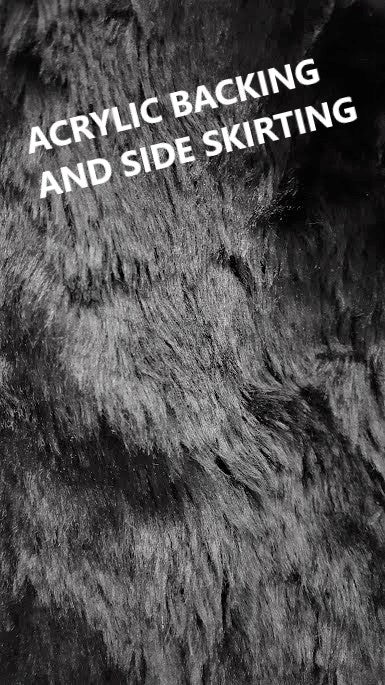Sheepskin Seat Covers Universal 16mm Black