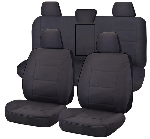 Canvas Seat Covers for Toyota Hilux Dual Cab (07/2015-2022)