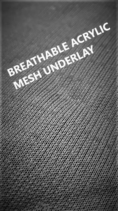 Breathable mesh underlay