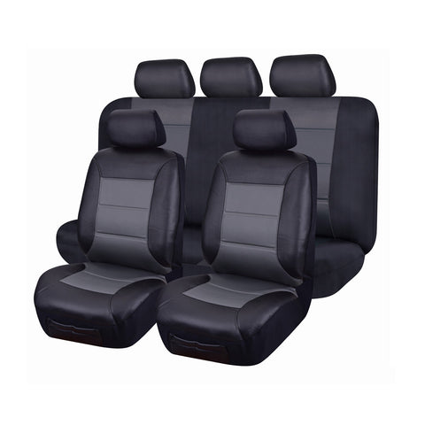Faux Leather Seat Covers for Holden Captiva Cg-Cgii Series 2006-2020 4X4 Suv/Wagon 2011 | Grey