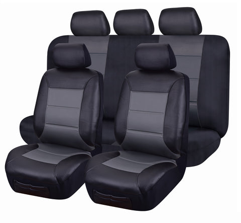Faux Leather Seat Covers for Holden Captiva Cg-Cgii Series 2006-2020 4X4 Suv/Wagon 2011 | Grey