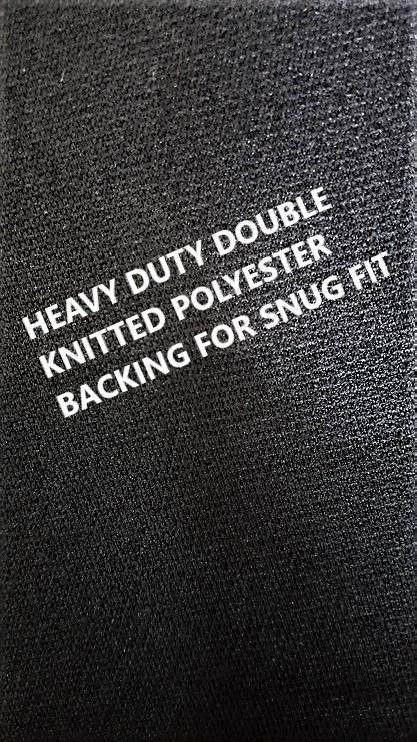 Canvas Seat Covers for Toyota Hilux Dual Cab (04/2005-06/2015) Black