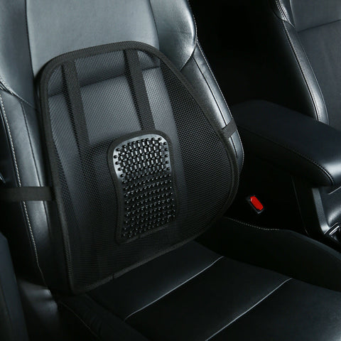 Universal Mesh Back Support With Plastic Spikes | Black