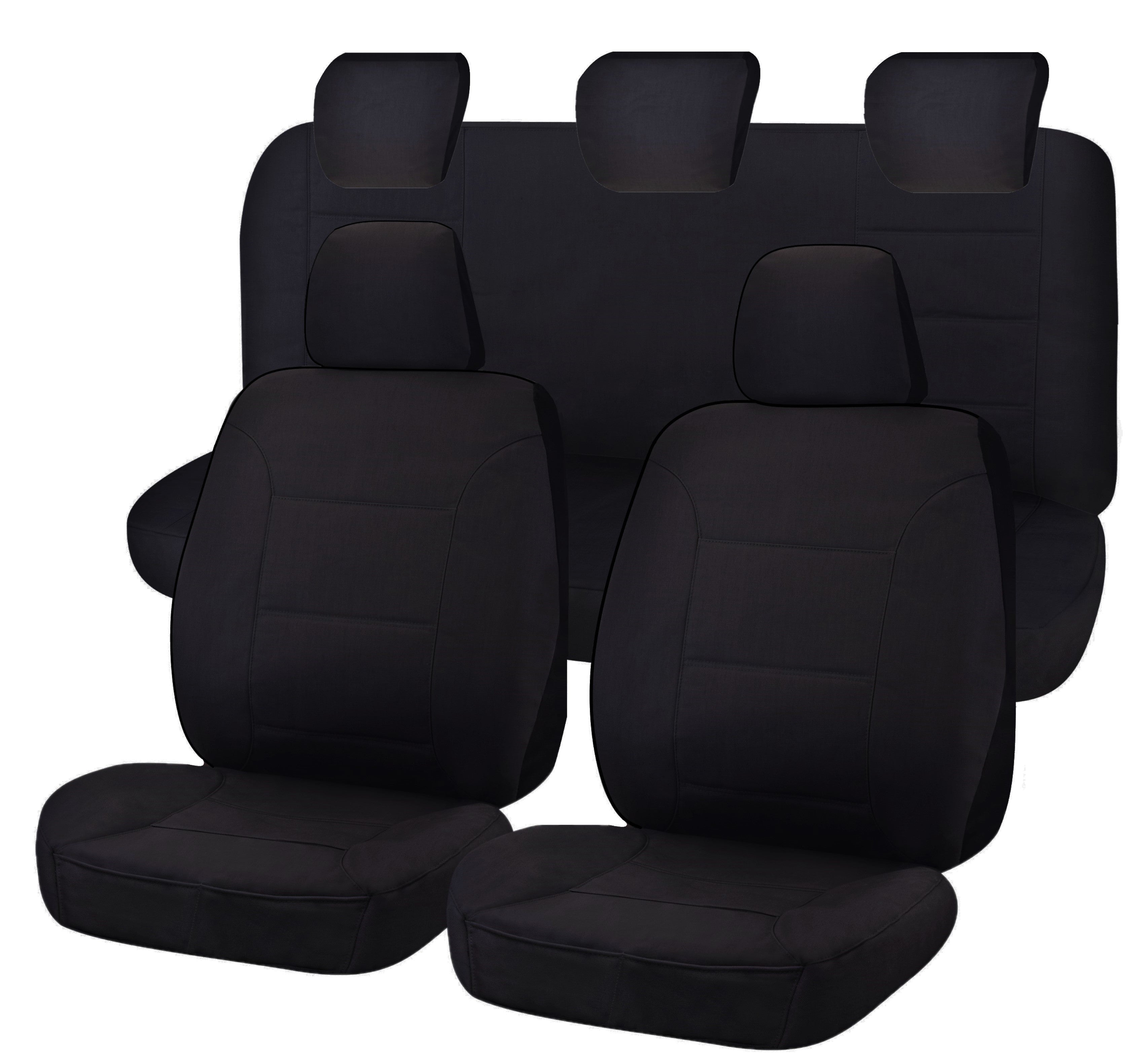 Challenger Plus Full Canvas Seat Covers For Nissan Navara SL ST STX