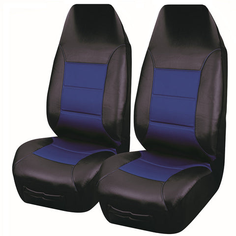 Universal El Toro Series Ii Front Seat Covers Size 60/25 | Black/Blue