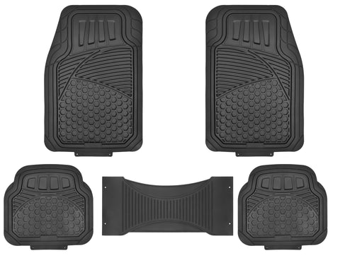 HoneyComb 5-Piece All-Weather Car Floor Mat Set