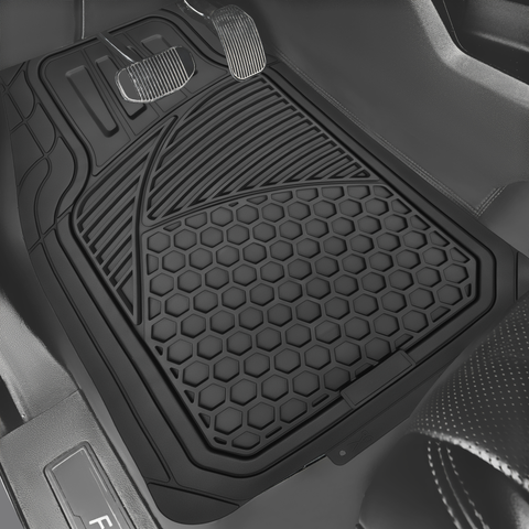 HoneyComb 5-Piece All-Weather Car Floor Mat Set