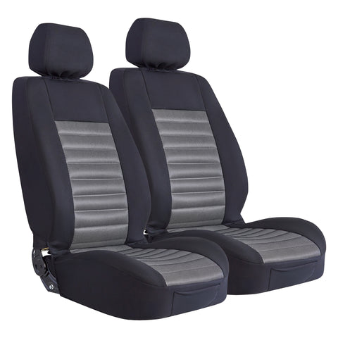 Universal Opulence Front Seat Covers Size 30/35 | Grey