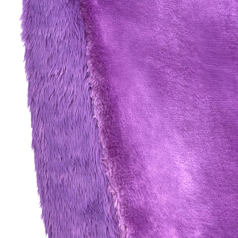 Universal Finesse Faux Fur Seat Covers - Universal Size - Purple