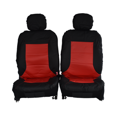 Universal El Toro Series Ii Front Seat Covers Size 30/35 | Black/Red