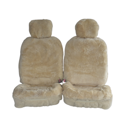 Alpine Sheepskin Seat Covers - Universal Size (25mm) - Ivory