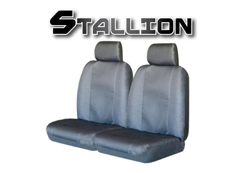 Canvas Seat Covers For Toyota Hilux 03/2009-2020 Black Dual-Cab