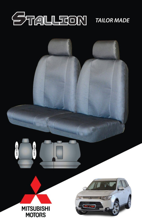Stallion Canvas Seat Covers - For Mitsubishi Outlander (2006-2012)