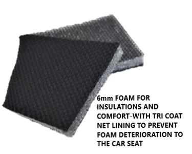 Universal Comfort Plus Front Seat Covers Size 30/35 | Black