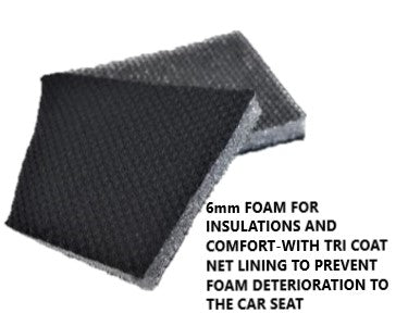 Universal Comfort Plus Rear Seat Covers Size 06/08Z | Grey
