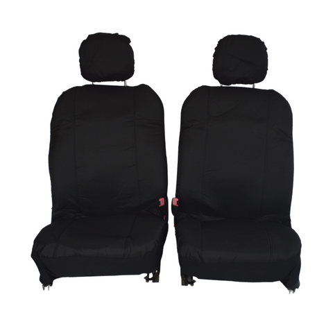 Canvas Seat Covers For Toyota Kluger 10/2010-02/2014 7 Seater Black