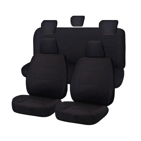 All Terrain Canvas Seat Covers - For Toyota Hilux Dual Cab (04/2005-06/2015)