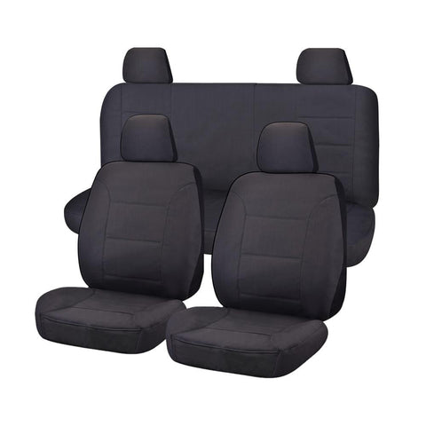 All Terrain Canvas Seat Covers - Custom Fit for Nissan Navara D40 Series Dual Cab (01/2006-02/2015)