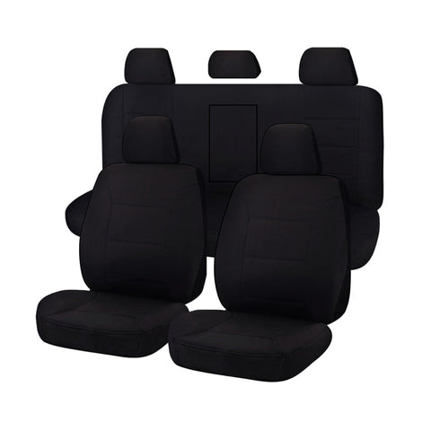 Canvas Seat Covers for Mitsubishi Triton Ml-Mn Series Dual Cab (2006-2015)