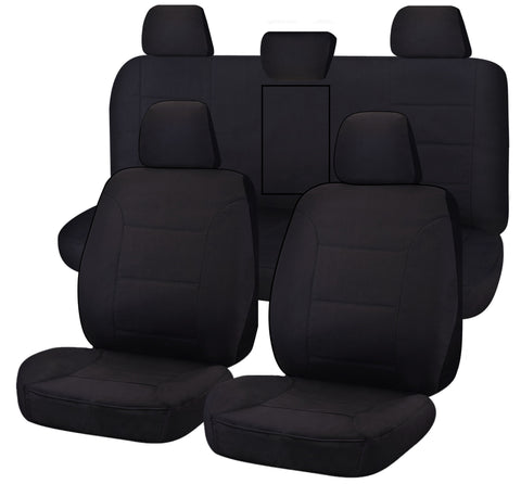 Challenger Canvas Seat Covers - For Toyota Hilux Dual Cab (2015-2022)