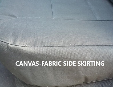 Challenger Canvas Seat Covers - For Isuzu D-Max Single Cab (2012-2020)