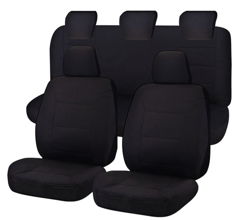 CHALLENGER PLUS  FULL CANVAS Seat Covers Fully Custom Made For Isuzu MU-X MUX from 11/2013 to 05/2021