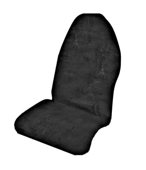 Throwover Sheepskin Seat Covers - Universal Size (20mm) - Charcoal