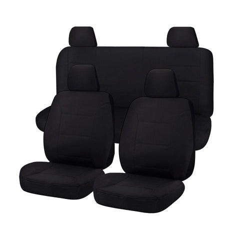Challenger Canvas Seat Covers - For Nissan Navara D40 Series Dual Cab (10/2007-02/2015)