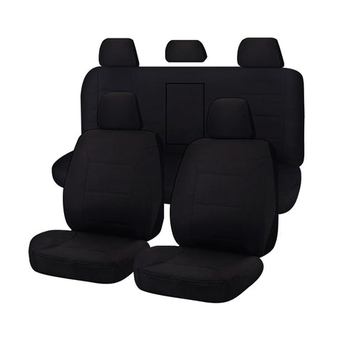 Challenger Canvas Seat Covers - For Mitsubishi Triton ML-MN Series Dual Cab (2006-2015)