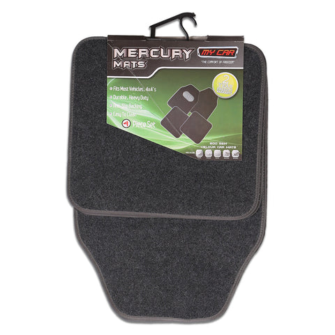 Mercury 4-Piece Grey Carpet Car Mat