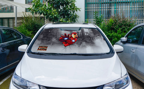 Iron Man Marvel Avengers Car Sunshade