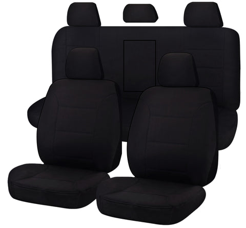 All Terrain Canvas Seat Covers - Custom Fit for Mitsubishi Triton Ml-Mn Series Dual Cab (2006-2015)