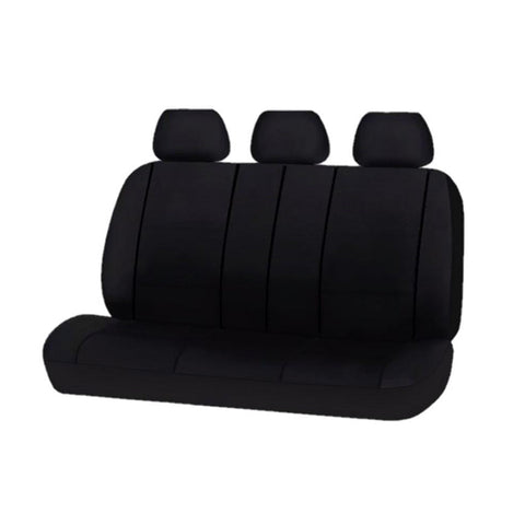 Universal Platinum Rear Seat Covers Size 06/08S | Black