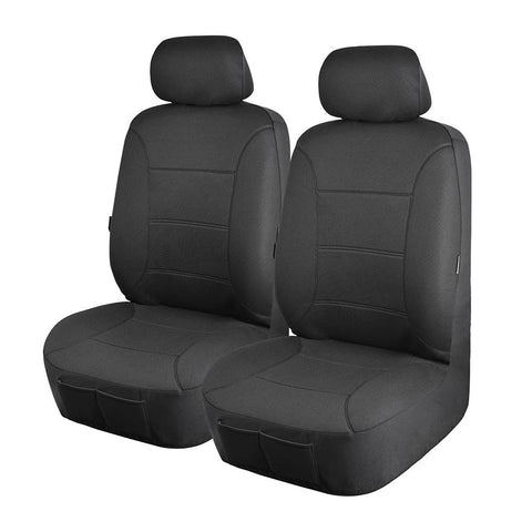 Universal Platinum Front Seat Covers Size 30/35 | Charcoal