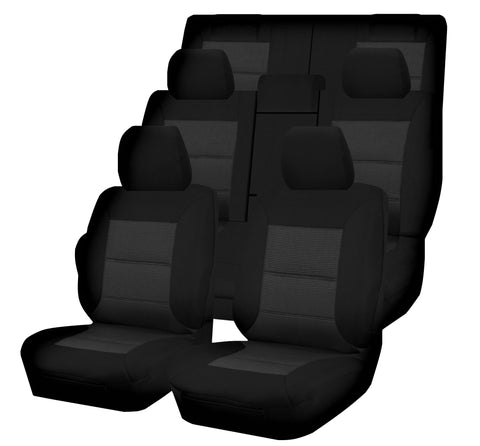 Premium Plus Jacquard Seat Covers - For Toyota Landcruiser 300 Series VX (07/2021- On) 3 Rows