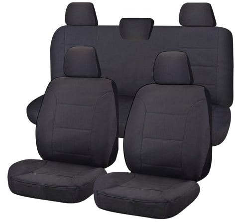 Challenger Canvas Seat Covers - For Toyota Hilux Workmate/Dual Cab (2015-2022)