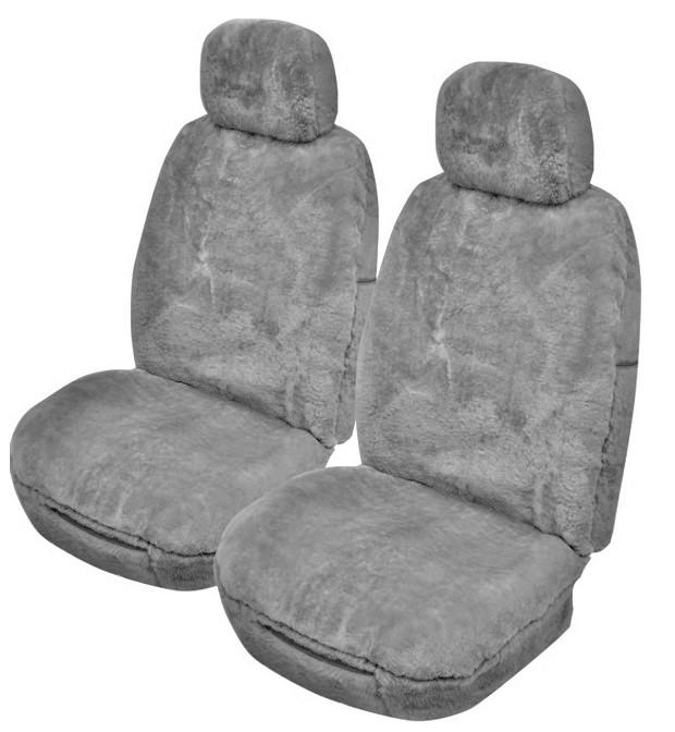 Sheepskin seat pad outlet grey