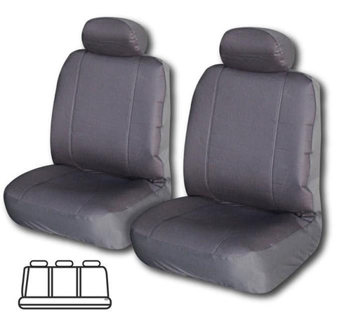 Challenger Canvas Rear Seat Covers - Universal Size 06/08H