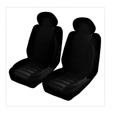 Universal Comfort Plus Front Seat Covers Size 30/35 | Black