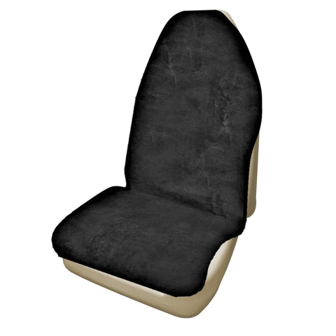 Throwover Sheepskin Seat Cover - Universal Size (20mm) - Charcoal