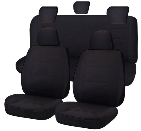 Challenger Canvas Seat Covers - For Toyota Hilux Dual Cab (2005-2016)