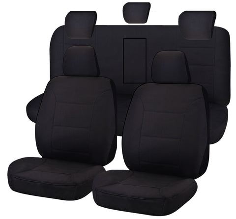 Challenger Canvas Seat Covers - For Holden Colorado RG Series Dual Cab (2012-2022)