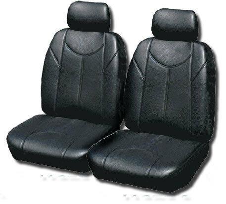 Leather Look Car Seat Covers For Subaru Forester 2008-2012 | Black